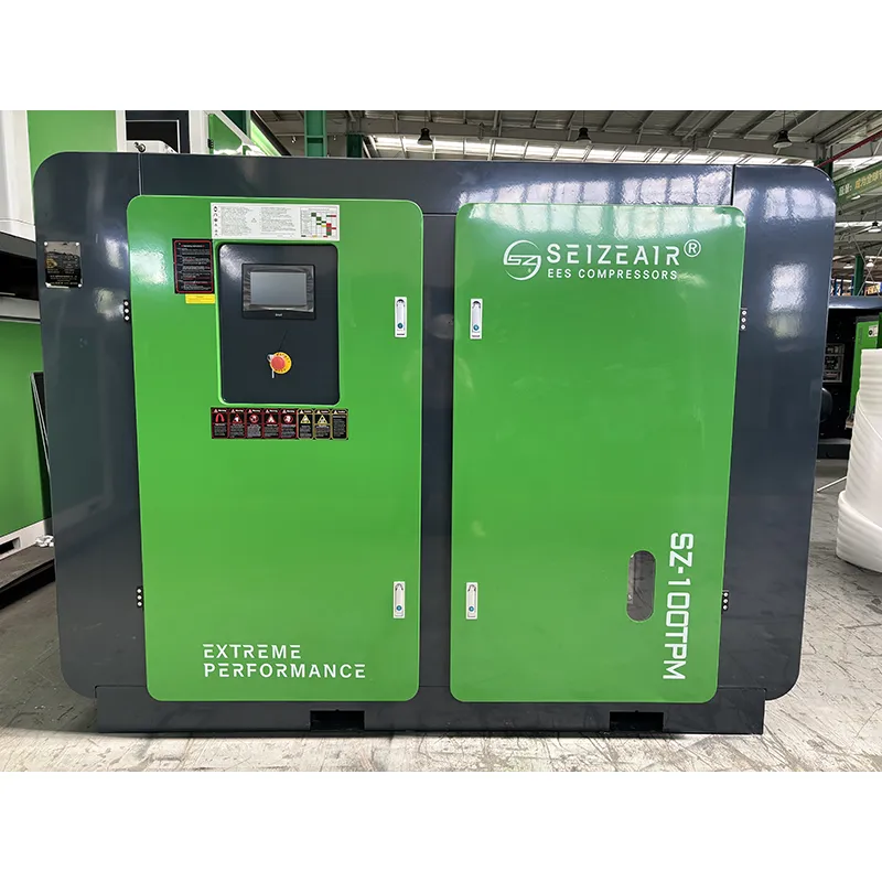 Compresor de aer cu șurub în două trepte de 380 V industrial PM VSD