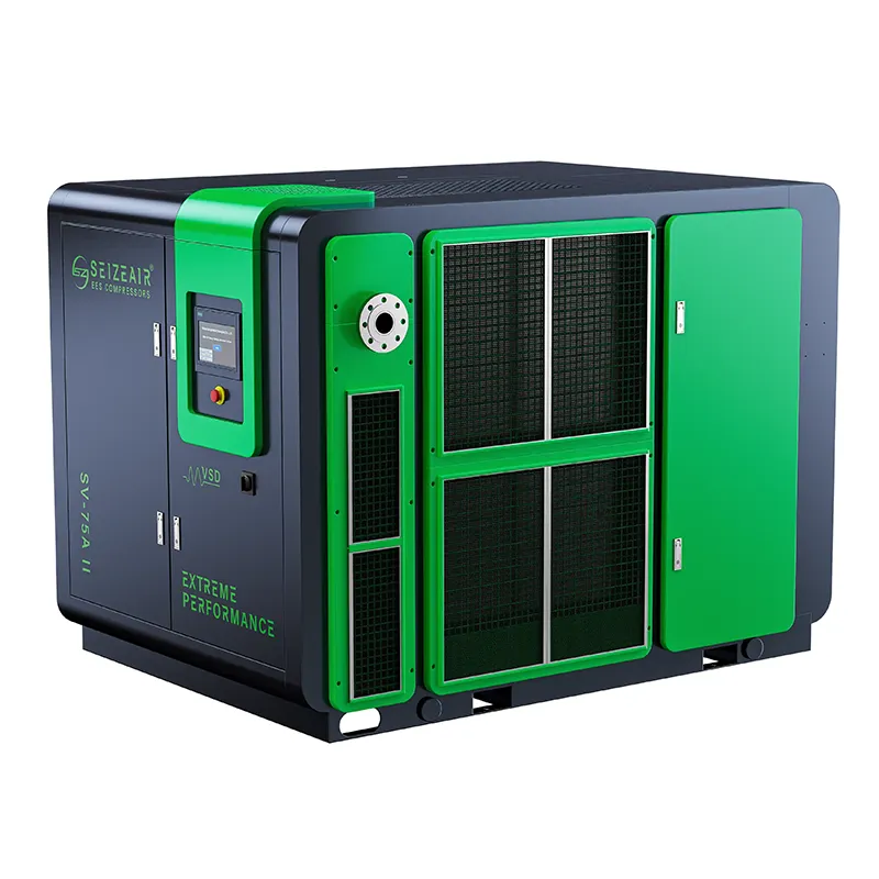 Compresor de aer cu șurub în două trepte PM VSD cu economie de energie