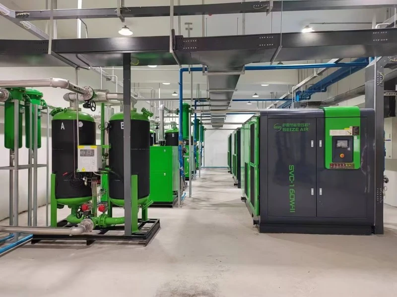 Large Capacity Fixed Speed Two Stage Screw Air Compressor